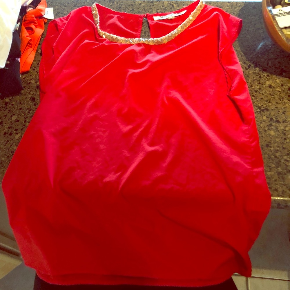 🎉Annabella beautiful blouse with beading